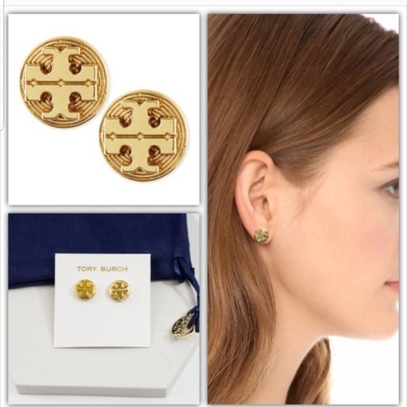 Tory Burch Gold Earrings - Picture 1 of 6